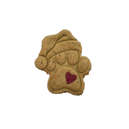 Petgalleta Huellita Navideña 7cm x 6cm