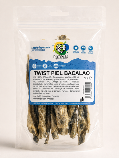 TWIST PIEL DE BACALAO Peso: 70GRMS