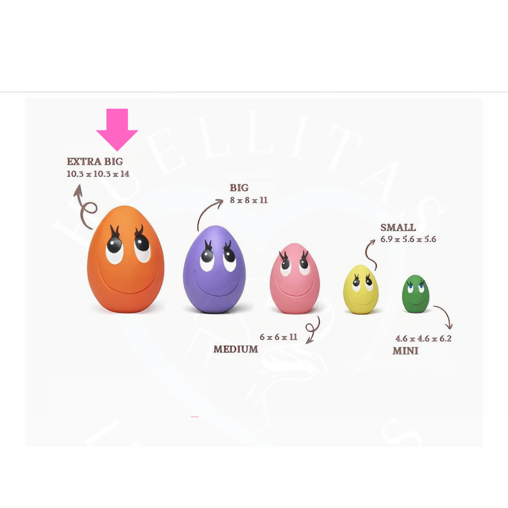 Latex Eggs /// Size BIG /// HEIGHT 15 CM - 4th Size 5 larger.