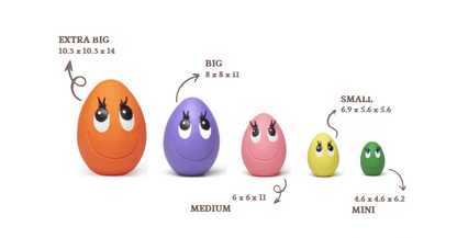 Latex Eggs /// Size BIG /// HEIGHT 15 CM - 4th Size 5 larger.