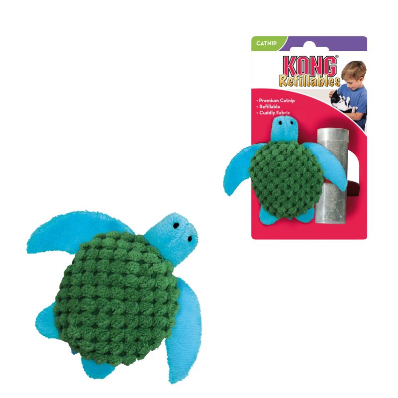 ¡Nuevo! KONG Tortuga Con Catnip Para tu Michi
