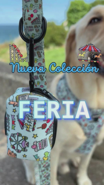 PACK Colección FERIA Ajustable: Compuesto por Arnés + Correa + Portabolsas