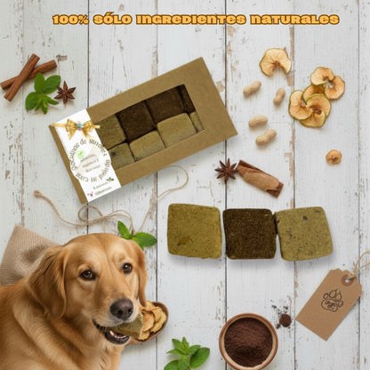Paquete Con 20 Porciones de Turrón 100% Naturales de Reposteria Canina y Felina Profesional